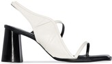 Thumbnail for your product : SALONDEJU Two-Tone Slingback Sandals