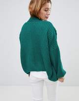 Thumbnail for your product : ASOS Petite Oversized Chunky Cardigan
