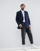 Thumbnail for your product : ASOS Design Oversized Double Breasted Blazer In Navy