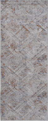 Bungalow Rose 2X8 Geometric Runner Rug