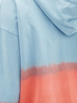 Arizona Love Alexa Tie-dye Cotton Hooded Sweatshirt - Blue Print