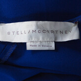 Thumbnail for your product : Stella McCartney Blue Stretch Cady Gathered Waist Maxi Dress M