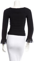 Thumbnail for your product : Herve Leger Paneled Ruffle Top