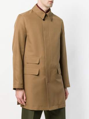 Marni cutaway collar coat