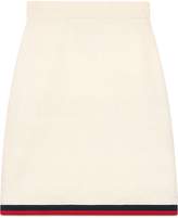Thumbnail for your product : Gucci Wool skirt with Web