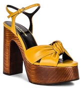 Thumbnail for your product : Saint Laurent Bianca Sandals in Yellow