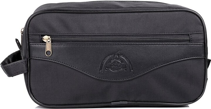 Dopp Business Class 11" Nylon Toiletry Bag, Water Resistant, Black (06754.BK)