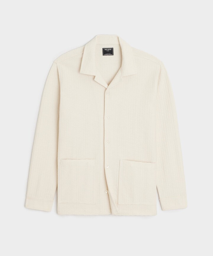 Todd Snyder Textured Guayabera Shirt