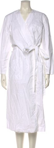 MM6 MAISON MARGIELA V-Neck Midi Length Dress