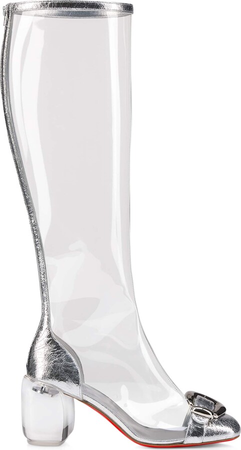 Christian Louboutin Minny Bubble Knee-High Boots 70
