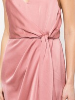 Thumbnail for your product : Shona Joy Gathered Tie-Front Dress