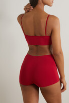 Thumbnail for your product : Hanro Touch Feeling Stretch-jersey Soft-cup Bra - Red