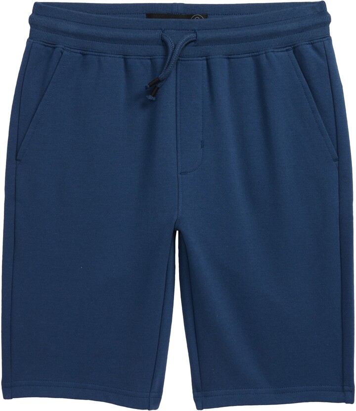 Evacindy Okie Dokie Boys Knit Shorts 18-24 M, Cabana Blue 