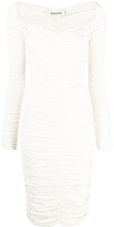 Thumbnail for your product : KHAITE Ruched Bodycon Midi Dress
