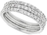 Thumbnail for your product : Giani Bernini Cubic Zirconia Stackable Ring Set in Sterling Silver (2-1/5 ct. t.w.), Created for Macy's