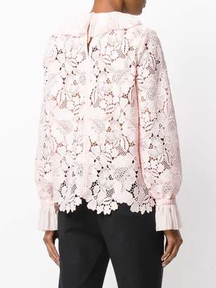 No.21 lace detail blouse