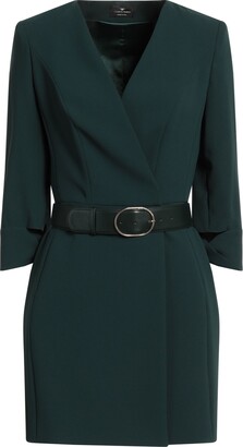 Elisabetta Franchi Mini Dress Dark Green