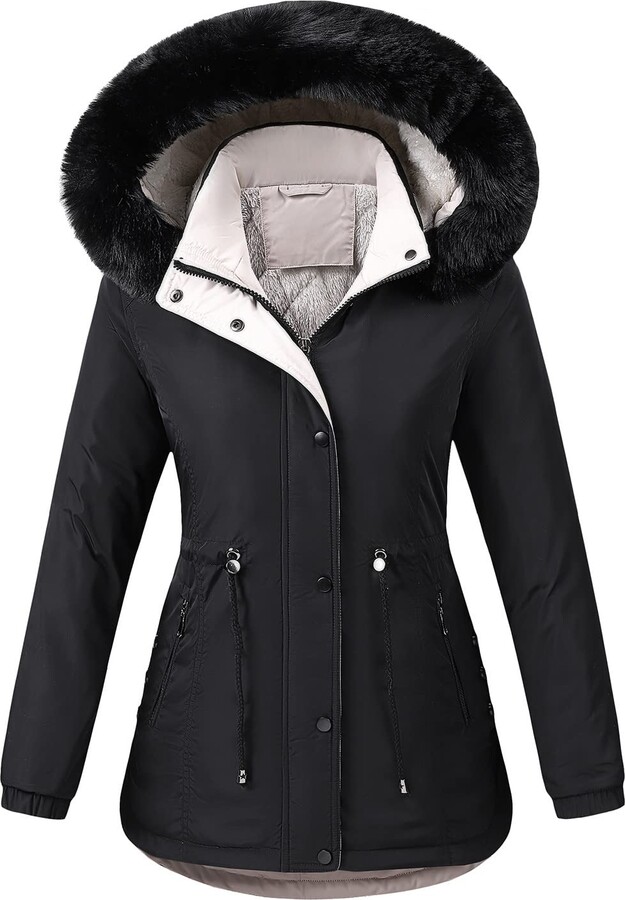 Yolimok 2023 Winter Coats Jackets for Womens Sale Clearance Ladies