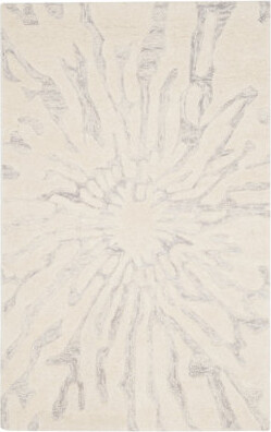 Wrought Studio Jefferson Hand Tufted Wool Abstract Rug
