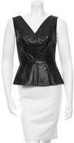 Thumbnail for your product : Robert Rodriguez Sleeveless Leather Top w/ Tags