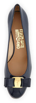 Thumbnail for your product : Ferragamo Vara 1 Patent Bow Pump, Oxford Blue