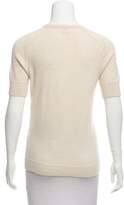 Thumbnail for your product : Hermes Alpaca Short Sleeve Sweater