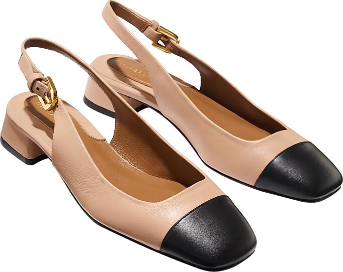 Margaux Women's The Cap-Toe Darcy Slingback Pumps