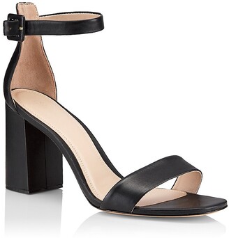 Saks Fifth Avenue Leather Block-Heel Sandal