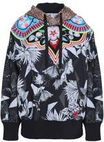 Thumbnail for your product : adidas Embroidered Printed French Terry Hooded Sweatshirt