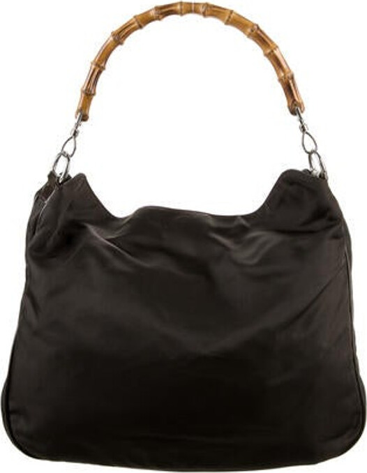 Gucci Nylon Bamboo Hobo ShopStyle