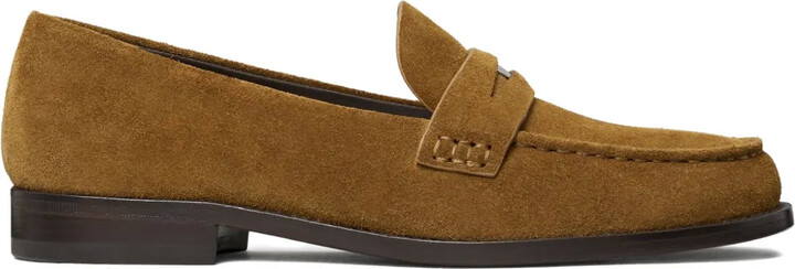 Tory Burch Penny Suede Loafers