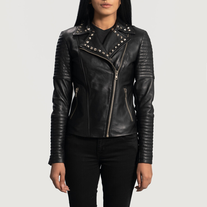 Studded Leather Jacket | Shop The Largest Collection | ShopStyle
