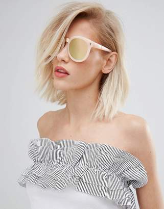 New Look Mirrored Round Sunglasses
