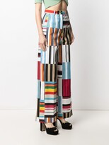 Thumbnail for your product : Dolce & Gabbana Stripe-Detail High-Waisted Trousers