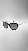 Thumbnail for your product : Burberry Metal Detail Cat-Eye Sunglasses