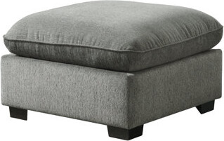 Latitude Run Cowart Modular Ottoman in Nova Grey