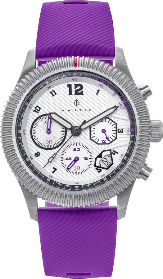 Nautis Meridian Chronograph Strap Watch with Date