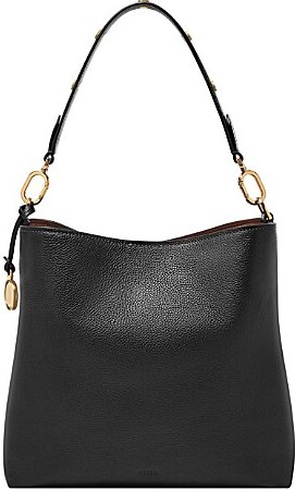 Fossil Jessie Leather Bucket Shoulder Bag