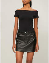 Thumbnail for your product : Helmut Lang Ladies Black Off-The-Shoulder Stretch-Jersey Top