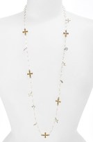 Thumbnail for your product : Virgins Saints & Angels 'Pax' Multi Cross Necklace
