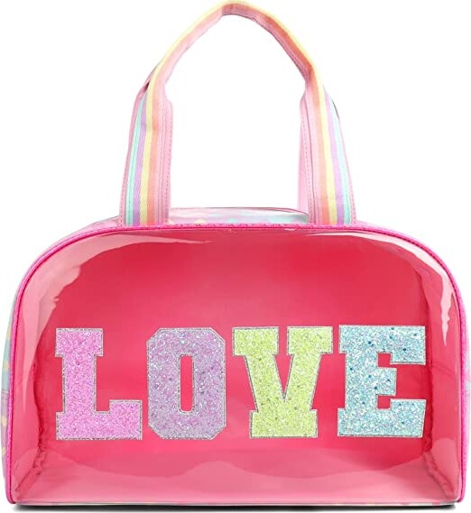 Miss Gwen's OMG Accessories Love Clear Medium Duffel Bag ShopStyle