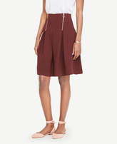 Thumbnail for your product : Ann Taylor A-Line Front Zipper Skirt