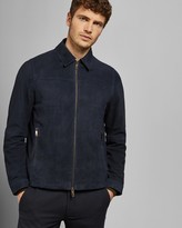 Thumbnail for your product : Ted Baker SALZA Suede zip through jacket