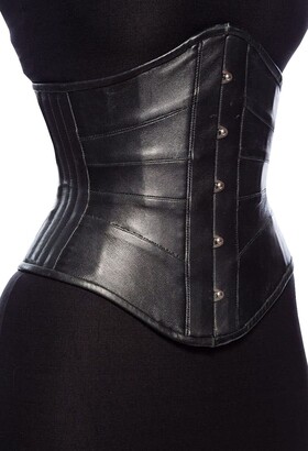 Charmian Women's Spiral Steel Boned Gothic Vintage Brocade Waist Training  Cincher Underbust Corset Vest Black Small at  Women's Clothing store