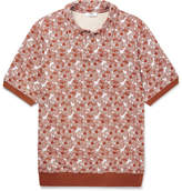 Thumbnail for your product : Cmmn Swdn Arn Printed Knitted Polo Shirt