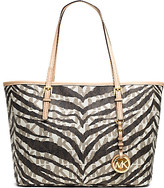 Thumbnail for your product : MICHAEL Michael Kors Jet Set Travel small tiger-print tote