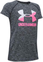 Thumbnail for your product : Under Armour Heathered Novelty Big Logo T-Shirt, Big Girls