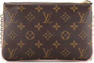 Louis Vuitton Double Zip Pochette Limited Edition Vivienne Xmas Monogram  Canvas - ShopStyle Clutches