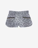 Thumbnail for your product : L'Agence Exclusive Zipper Pocket Printed Track Shorts