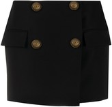 Thumbnail for your product : Balmain Button-Embellished Mini Skirt